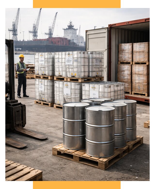 Доставка химического сырья из Индии от 256125 р. | СетСервис-Кли