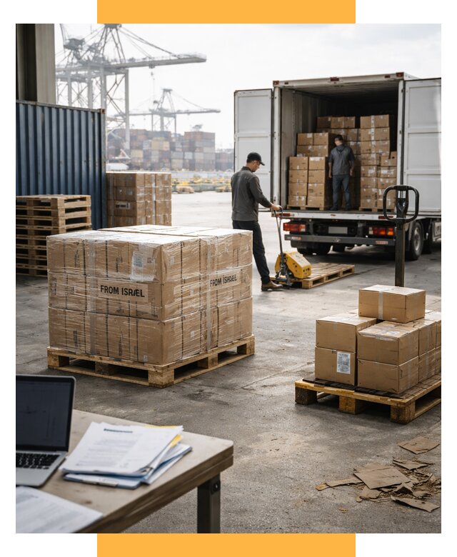 Доставка грузов из Израиля от 15368 р., логистика от СетСервис-Кли