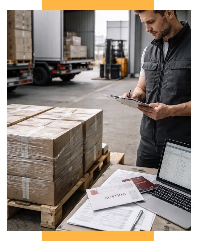 Доставка в Австрию от 66593 р. Логистика и экспорт СетСервис-Кли