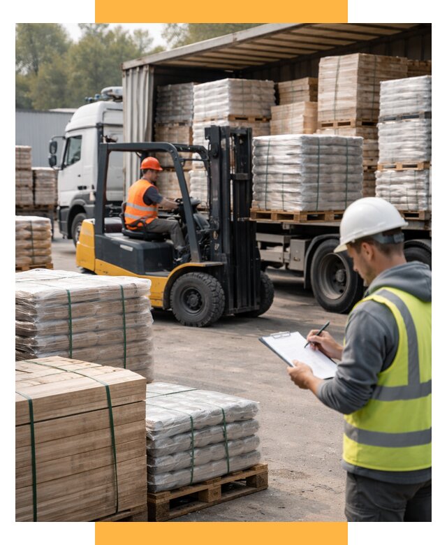 Перевозка строительных материалов от 5635 р. | СетСервис-Кли