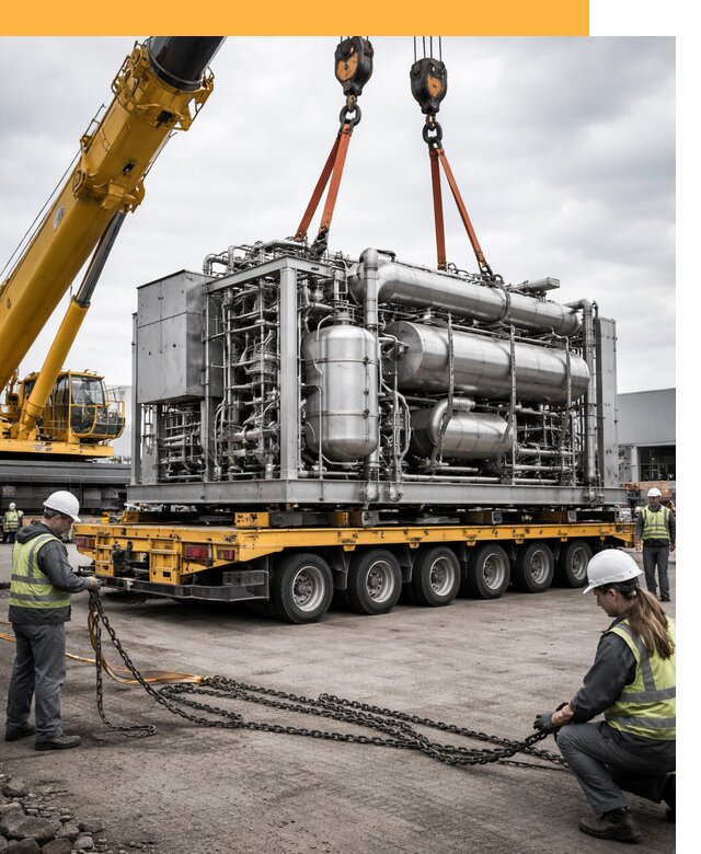 Перевозка тяжеловесных грузов по миру от 153675 руб