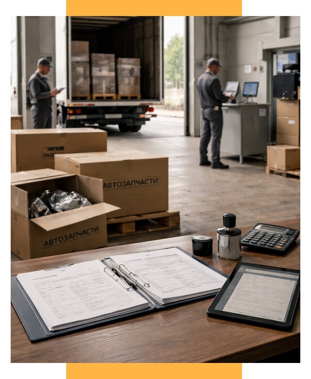 Таможенное оформление автозапчастей под ключ от 8708 р., СетСервис-Кли