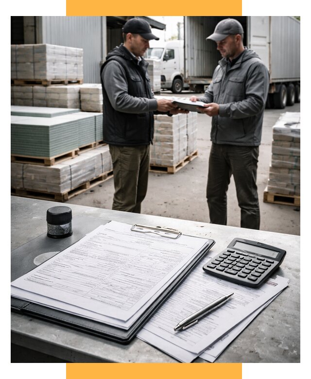 Таможенное оформление стройматериалов от 8708 р. | СетСервис-Кли